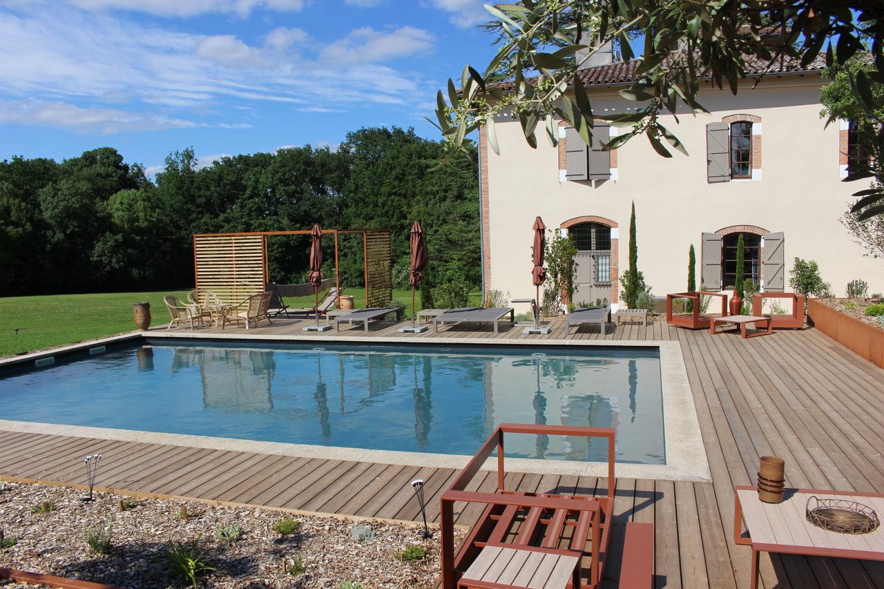 Terrasses bois et pierre